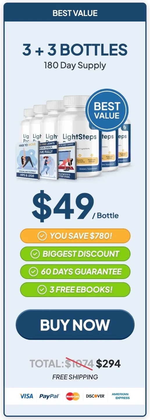 LightSteps Pro 6 bottles